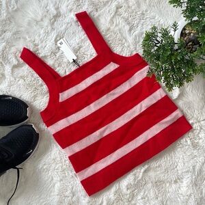 NWT BR Cashmere Square Neck Sweater Tank XS Soft Knit Top